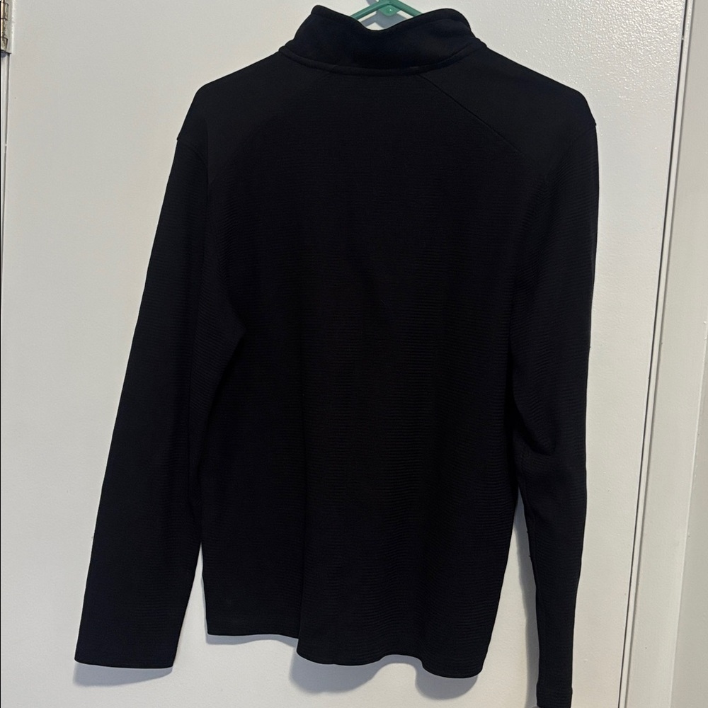 Calvin Klein Classic Black Quarter-Zip Sweater - Picture 4 of 4